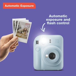 Foto 4 | Foto 4 | Cámara De Película Instantánea Fujifilm Instax Mini 12 - Azul Pastel - Venta Internacional.