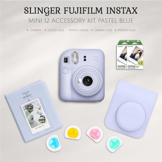Foto 2 | Foto 2 | Cámara De Película Instantánea Fujifilm Instax Mini 12 Azul Pastel - Venta Internacional.