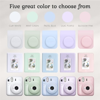 Foto 7 | Foto 7 | Cámara De Película Instantánea Fujifilm Instax Mini 12 Azul Pastel - Venta Internacional.