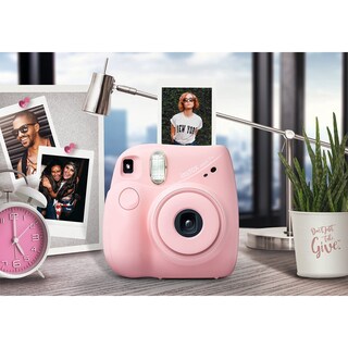 Foto 5 | Foto 5 | Reacondicionado Cámara De Película Instantánea Fujifilm Instax Mini 7+ Rosa Claro - Venta Internacional.