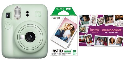 Foto 1 | Foto 1 | Cámara Fujifilm Instax Mini 12 Verde Con 10 Películas Y Accesorios - Venta Internacional.