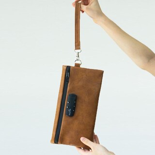 Foto 5 | Foto 5 | Bolsa Malletria a Prueba de Olores Cerradura con Combinación color Marrón