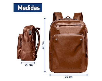 Foto 3 | Foto 3 | Mochila para Laptop Bluelander color Café