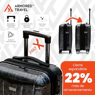 Foto 5 | Foto 5 | Maleta De Viaje Carry On 20 '' Policarbonato Armored Travel Negro - Dark Pro-x