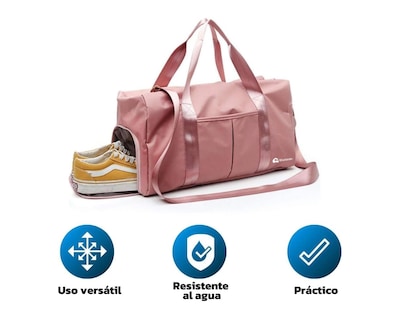 Foto 2 | Foto 2 | Maleta Deportiva Bluelander Para Gimnasio Color Rosa Con Bolsillo Impermeable Resistente Correa Ajustable