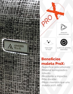 Foto 7 | Foto 7 | Maleta con Ruedas Armored Travel Gris de 20\