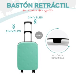 Foto 5 | Foto 5 | Maleta Expandible Linium MA20CIRAQ Superdelgada Azul 1 Pieza