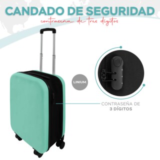 Foto 6 | Foto 6 | Maleta Expandible Linium MA20CIRAQ Superdelgada Azul 1 Pieza