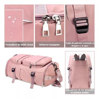 Foto 3 | Foto 3 | Maleta Deportiva Eo Safe Imports ESI-10880 Rosa