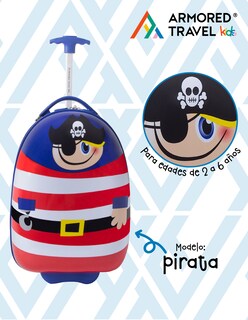 Foto 6 | Foto 6 | Maleta de Viaje Armored Travel Azul Pirata