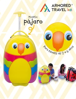 Foto 5 | Foto 5 | Maleta de Viaje Armored Travel Amarillo Pájaro