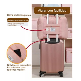Foto 2 | Foto 2 | Maletas De Mano,maleta Deportiva,accesorios De Viaje,2piezas Eo Safe Imports Esi-12037 Rosa