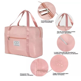 Foto 3 | Foto 3 | Maletas De Mano,maleta Deportiva,accesorios De Viaje,2piezas Eo Safe Imports Esi-12037 Rosa