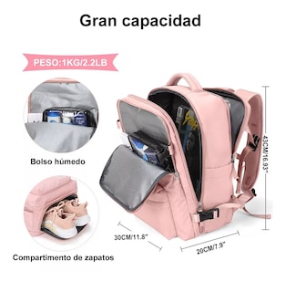 Foto 5 | Foto 5 | Mochila Belug Rosa de Viaje