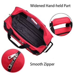 Foto 6 | Foto 6 | Bolsa de Viaje Oiwas Roja 55 Litros con Ruedas 22'' - Venta Internacional