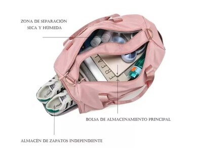 Foto 4 | Foto 4 | Bolsa Para Deportes, Viajes Compartimento Para Zapatos T