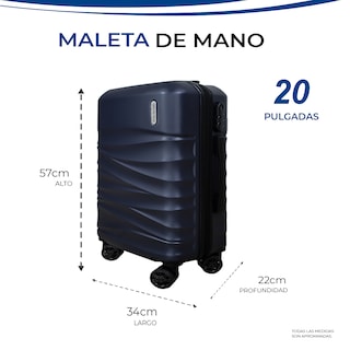 Foto 4 | Foto 4 | Maleta De Mano Rígida 20 Pulgadas Con Ruedas 360 Y Candado Tsa Marca Gravita