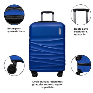 Foto 3 | Foto 3 | Maleta De Mano Rígida 20 Pulgadas Con Ruedas 360 Y Candado Tsa Marca Gravita
