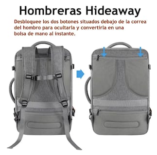 Foto 5 | Foto 5 | Mochila De Viaje Impermeable Con Correas Extraíbles Expandible T