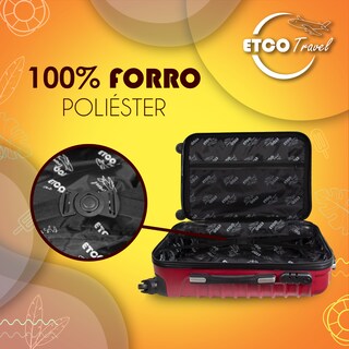 Foto 7 | Foto 7 | Maleta de Viaje Etco Travel con Ruedas 360