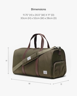Foto 2 | Foto 2 | Bolsa De Lona Herschel Supply Co. Novela Ivy Green - Venta Internacional.
