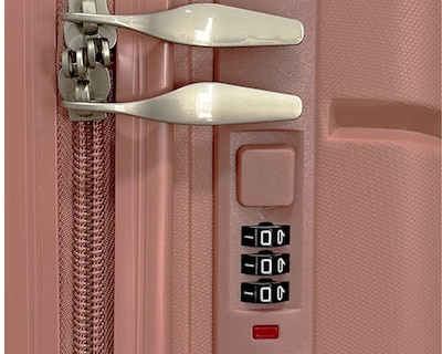 Foto 4 | Foto 4 | Maleta Rígida 20'' Rosa con Ruedas Giratorias y Candado de Combinación