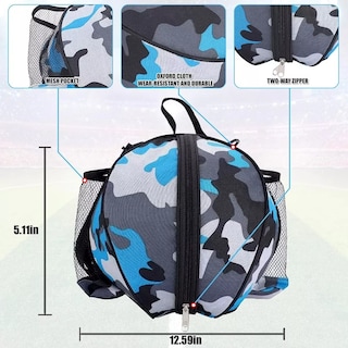 Foto 2 | Foto 2 | Bolsa De Pelota De Baloncesto Impermeable + Correa De Hombro Eo Safe Imports Esi-15698 Multicolor