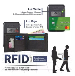 Foto 2 | Foto 2 | Cartera Wünd Negra para Hombre