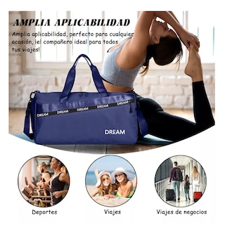Foto 3 | Foto 3 | Maleta De Viaje Bolso Deportivo Mochila Eo Safe Imports Esi-18200 Azul