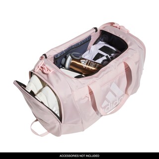 Foto 3 | Foto 3 | Bolsa De Viaje Para Gimnasio Adidas Defender 4.0 Duffel Sandy Rosa/blanco - Venta Internacional.