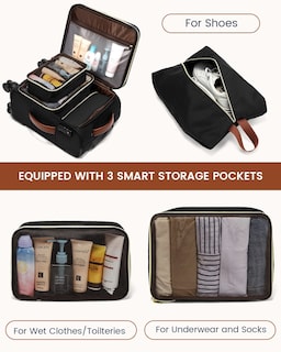 Foto 6 | Foto 6 | Equipaje De Mano Lovevook De 20 Pulgadas Con Candado Tsa Para Mujeres Y Hombres - Venta Internacional.