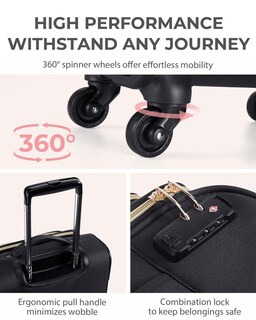 Foto 2 | Foto 2 | Bolsa De Equipaje De Mano Smart Para Debajo Del Asiento, De 16 Pulgadas, Aprobada Por Aerolíneas - Venta Internacional.