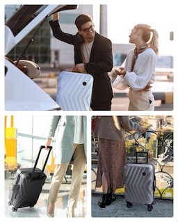 Foto 2 | Foto 2 | Maleta Bagsmart Carry On Pc Con Tapa Dura De 20 Pulgadas, Color Morado - Venta Internacional.