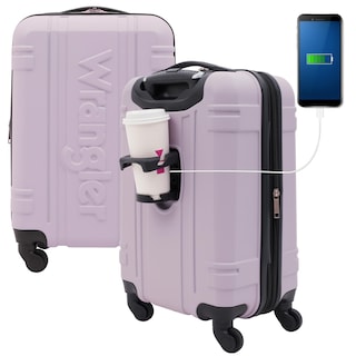 Foto 1 | Foto 1 | Maletas de Viaje Wrangler Astral Lilac Con Tapa Dura 50 Cm Con Portavasos - Venta Internacional