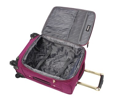 Foto 4 | Foto 4 | Bolsa De Mano Steve Madden Peek-a-boo Morada De 20 Pulgadas Con Ruedas - Venta Internacional.