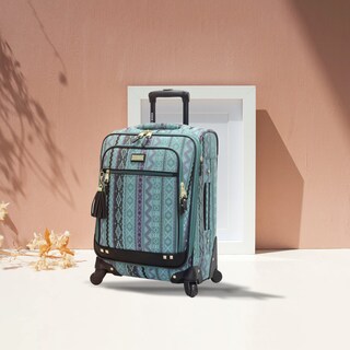 Foto 5 | Foto 5 | Steve Madden Carry On Bag With Spinner Wheels Legends Turquoise - Venta Internacional
