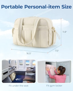 Foto 2 | Foto 2 | Bolsa De Gimnasio Bagsmart Para Mujer Weekender, Resistente Al Agua - Venta Internacional.