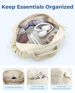 Foto 3 | Foto 3 | Bolsa De Gimnasio Bagsmart Para Mujer Weekender, Resistente Al Agua - Venta Internacional.