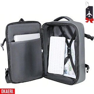 Foto 2 | Foto 2 | Mochila Viaje 38l Grande Laptop 17 Pulgadas Hombre Expandible Gris