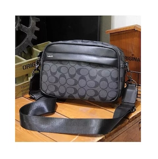 Foto 4 | Foto 4 | Bolso Para Hombre Crossbody Bandolera Maletin Moda Casual Cuadros Negro
