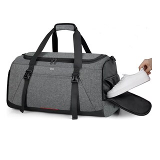 Foto 2 | Foto 2 | Maleta Deportiva Bolsa Gym Viaje Mochila Fitness Hombre Eo Safe Imports Esi-12509-1 Gris