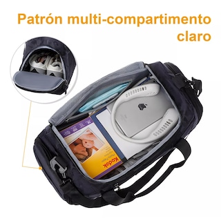Foto 2 | Foto 2 | Maletas Deportiva Mochila De Gym Viaje Eo Safe Imports Esi-15684-1 Negro