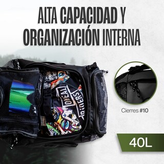 Foto 4 | Foto 4 | Maleta Duffle Outdoor Kma 40l Color Negro Impermeable