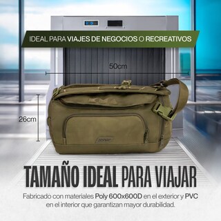 Foto 7 | Foto 7 | Duffle Mochila Dry Outdoor Kma 30l Color Verde Versátil