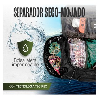 Foto 5 | Foto 5 | Duffle Mochila Dry Outdoor Kma 15l Color Negro Impermeable