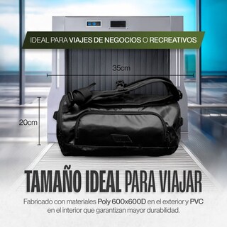 Foto 7 | Foto 7 | Duffle Mochila Dry Outdoor Kma 15l Color Negro Impermeable