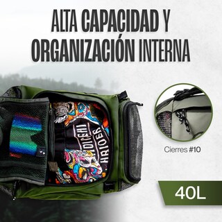Foto 4 | Foto 4 | Maleta Duffle Outdoor Kma 40l Color Verde Versátil