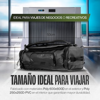 Foto 7 | Foto 7 | Maleta Duffle Outdoor Kma 30l Color Negro Impermeable