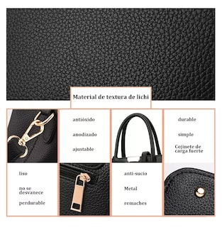 Foto 5 | Foto 5 | Bolso Para Laptop Impermeable Elegante Lab.g Mujer, Negro