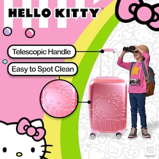 Foto 4 | Foto 4 | Equipaje De Mano Ful Hello Kitty, Carcasa Rígida Moldeada De 21 Pulgadas - Venta Internacional.